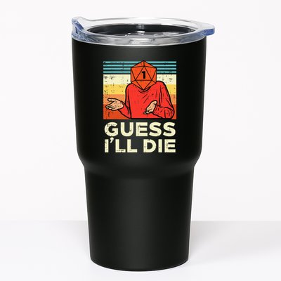 Rpg Gamer 1 Guess Ill Die Retro Tumbler