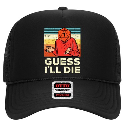 Rpg Gamer 1 Guess Ill Die Retro Trucker Hat