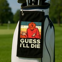 Rpg Gamer 1 Guess Ill Die Retro Golf Towel
