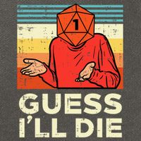 Rpg Gamer 1 Guess Ill Die Retro Cotton Canvas Backpack