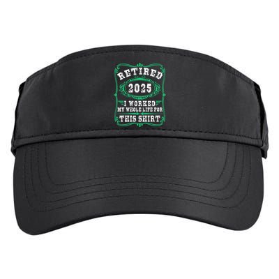 Retirement Giftsretired 2025 Adult Drive Performance Visor