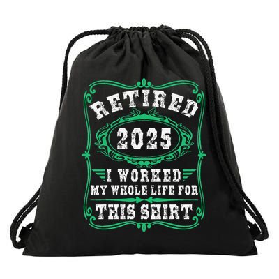 Retirement Giftsretired 2025 Drawstring Bag