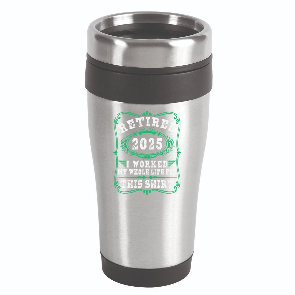 Retirement Giftsretired 2025 16oz Travel Tumbler