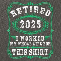 Retirement Giftsretired 2025 Cotton Canvas Backpack