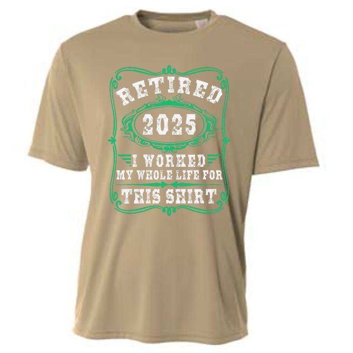 Retirement Giftsretired 2025 Cooling Performance Crew T-Shirt