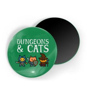 Rpg Gamer And Cats Funny Magnet