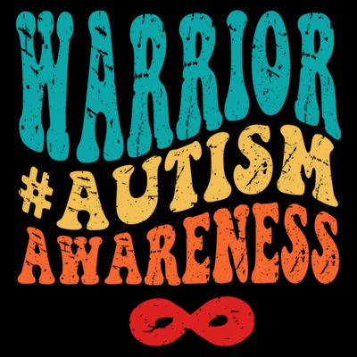 retro groovy autism warrior infinity autism awareness gift T-Shirt