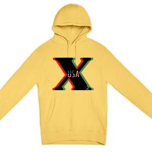 Red, Green And Black X History Month (With Image) Premium Pullover Hoodie