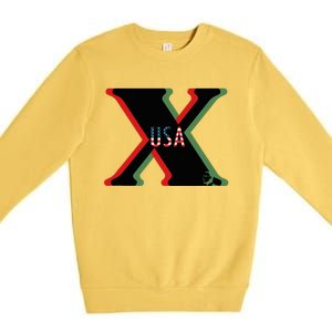 Red, Green And Black X History Month (With Image) Premium Crewneck Sweatshirt