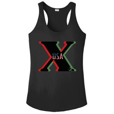 Red, Green And Black X History Month (With Image) Ladies PosiCharge Competitor Racerback Tank