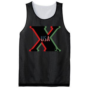 Red, Green And Black X History Month (With Image) Mesh Reversible Basketball Jersey Tank