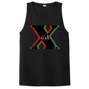 Red, Green And Black X History Month (With Image) PosiCharge Competitor Tank