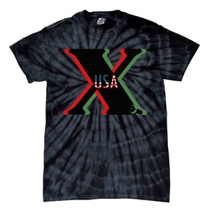 Red, Green And Black X History Month (With Image) Tie-Dye T-Shirt