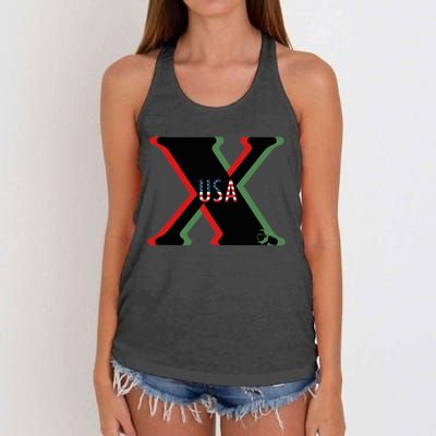 Red, Green And Black X History Month (With Image) Women's Knotted Racerback Tank