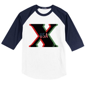 Red, Green And Black X History Month (With Image) Baseball Sleeve Shirt