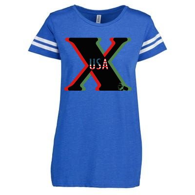 Red, Green And Black X History Month (With Image) Enza Ladies Jersey Football T-Shirt