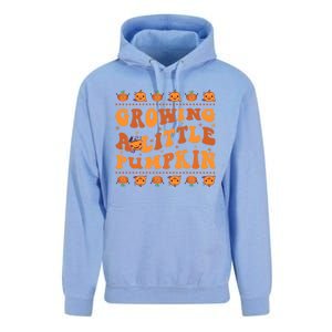 Retro Growing A Little Pumpkin Cute New Mom Fall Pregnancy Gift Unisex Surf Hoodie