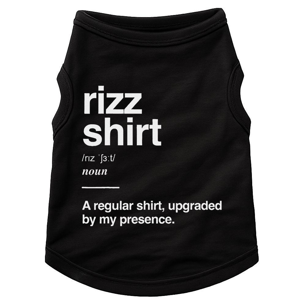 Rizz Gen Alpha Slang Charisma Meme Rizz Doggie Tank