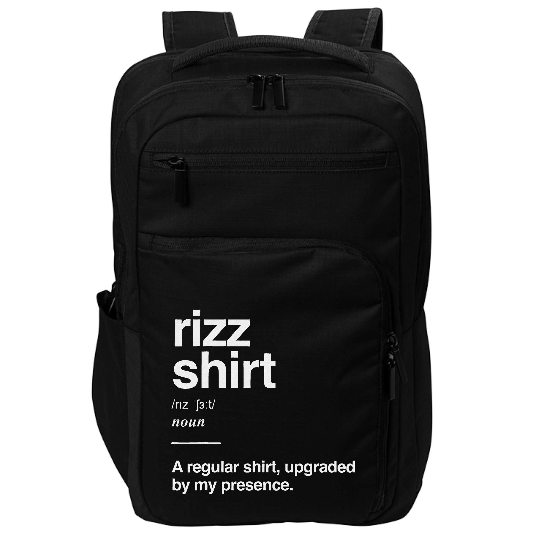 Rizz Gen Alpha Slang Charisma Meme Rizz Impact Tech Backpack