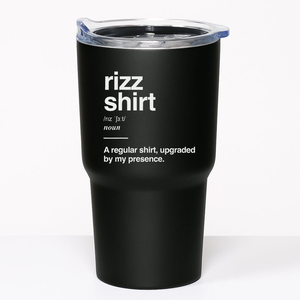 Rizz Gen Alpha Slang Charisma Meme Rizz Tumbler