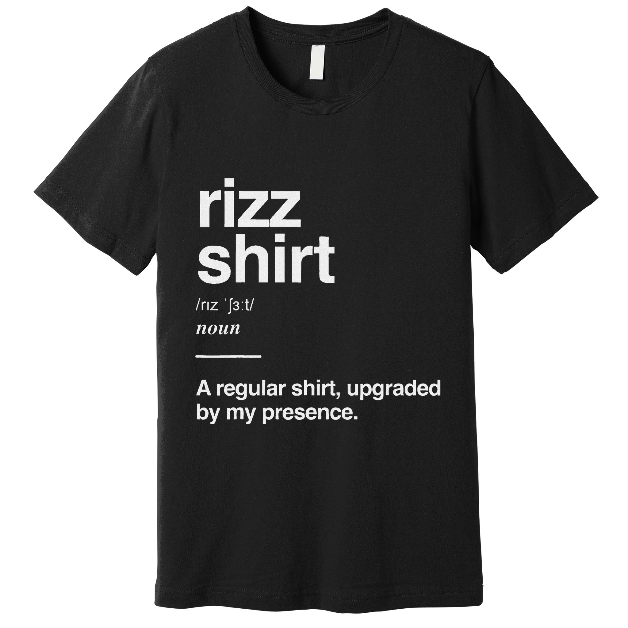 Rizz Gen Alpha Slang Charisma Meme Rizz Premium T-Shirt