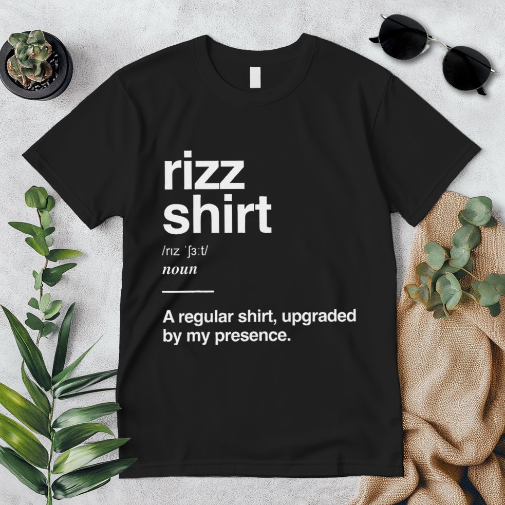 Rizz Gen Alpha Slang Charisma Meme Rizz Premium T-Shirt