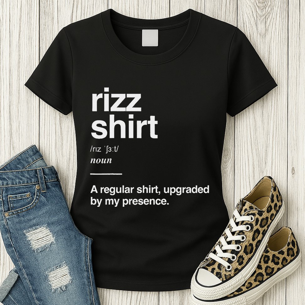 Rizz Gen Alpha Slang Charisma Meme Rizz Womens T-Shirt