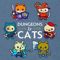 Rpg Gamer And Cats D20 Dice Nerdy Garment-Dyed Sweatshirt