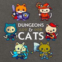 Rpg Gamer And Cats D20 Dice Nerdy Cotton Canvas Backpack
