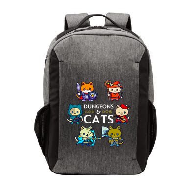 Rpg Gamer And Cats D20 Dice Nerdy Vector Backpack