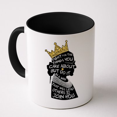 RGB Queen Crown Quote Tribute Ruth Bader Ginsburg Mug