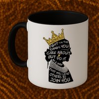 RGB Queen Crown Quote Tribute Ruth Bader Ginsburg Mug