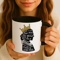 RGB Queen Crown Quote Tribute Ruth Bader Ginsburg Mug