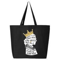 RGB Queen Crown Quote Tribute Ruth Bader Ginsburg 25L Jumbo Tote
