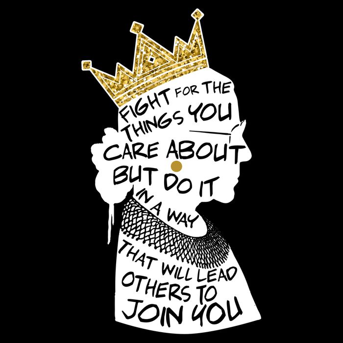 RGB Queen Crown Quote Tribute Ruth Bader Ginsburg Visor