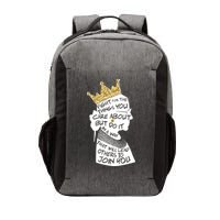 RGB Queen Crown Quote Tribute Ruth Bader Ginsburg Vector Backpack