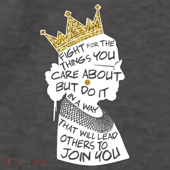RGB Queen Crown Quote Tribute Ruth Bader Ginsburg Vector Backpack