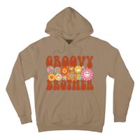 Retro Groovy Brother Matching Family Party Mother's Day Hoodie