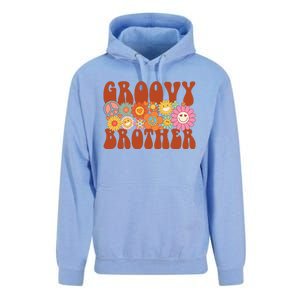 Retro Groovy Brother Matching Family Party Mother's Day Unisex Surf Hoodie