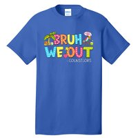 Retro Groovy Bruh We Out Counselors Tall T-Shirt