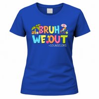 Retro Groovy Bruh We Out Counselors Women's T-Shirt