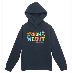 Retro Groovy Bruh We Out Counselors Urban Pullover Hoodie