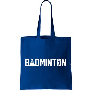 Retro Graphic Badminton Player Shuttlecock Player Sports Meaningful Gift Tote Bag