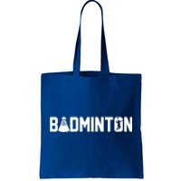 Retro Graphic Badminton Player Shuttlecock Player Sports Meaningful Gift Tote Bag