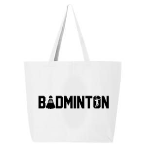 Retro Graphic Badminton Player Shuttlecock Player Sports Meaningful Gift 25L Jumbo Tote