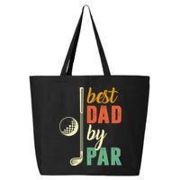 Retro Golf Best Dad By Par Gift For Father's Day 25L Jumbo Tote