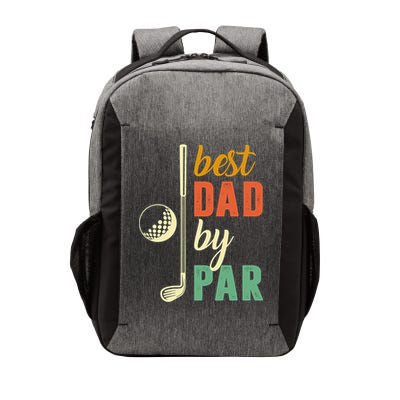 Retro Golf Best Dad By Par Gift For Father's Day Vector Backpack