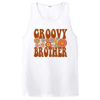 Retro Groovy Brother Matching Family 1st Birthday Party PosiCharge Competitor Tank