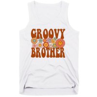 Retro Groovy Brother Matching Family 1st Birthday Party Tank Top