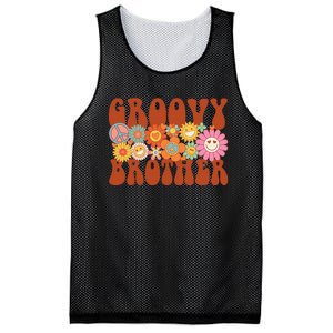 Retro Groovy Brother Matching Family Party Mother's Day Mesh Reversible Basketball Jersey Tank